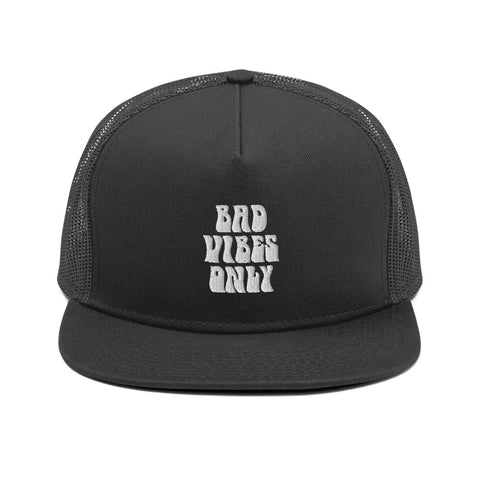 Bad Vibes Only Mesh Back Snapback